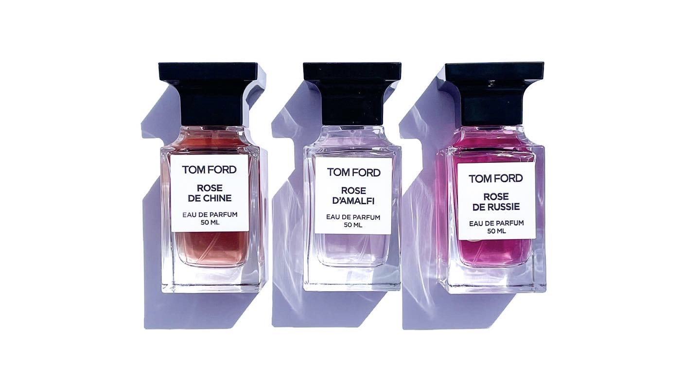 Tom Ford Private Rose Garden Collection, Rose de Chine, Rose de Russie, Rose d'Amalfi